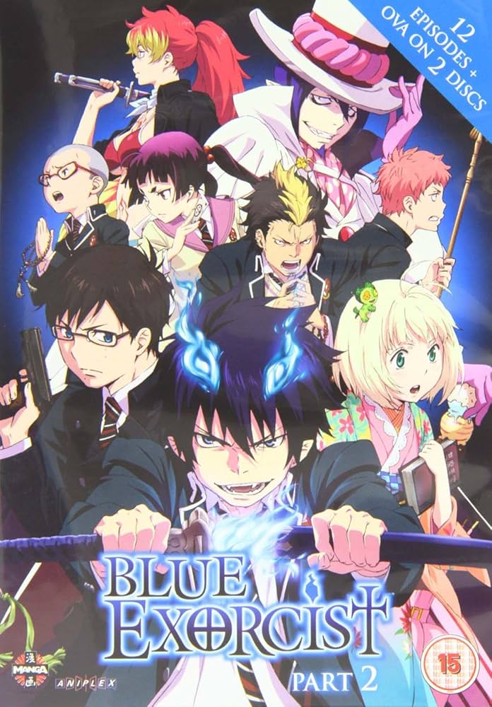 Amazon.co.jp: 青の祓魔師 DVD-BOX2 (14-25話+番外編1話, 277分